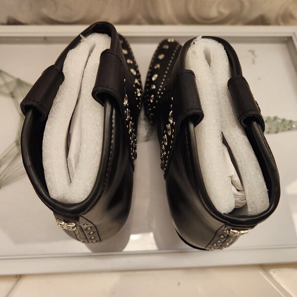 Sam Edelman Black Leather "Brian" Ankle Western Boots. NIB. Size 6.5 - Picture 7 of 11